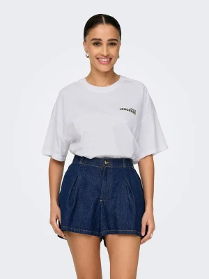 ONLY Koszulka w kolorze białym rozmiar: M