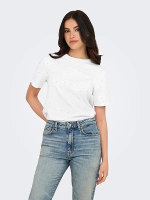 ONLY Koszulka w kolorze białym rozmiar: M