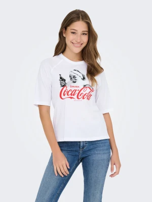 ONLY Koszulka w kolorze białym rozmiar: XS