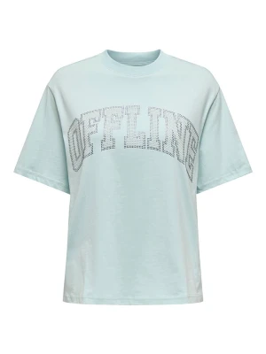 ONLY Koszulka w kolorze błękitnym rozmiar: XS