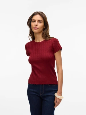 ONLY Koszulka w kolorze bordowym rozmiar: XL