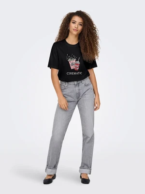 ONLY Koszulka w kolorze czarnym rozmiar: L