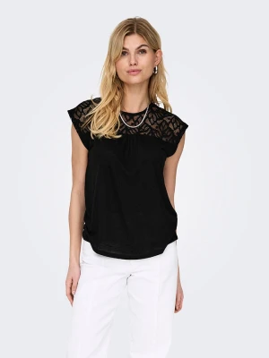 ONLY Koszulka w kolorze czarnym rozmiar: S