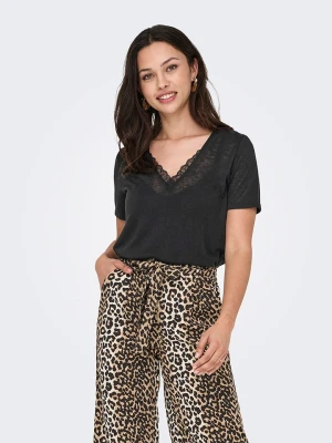 ONLY Koszulka w kolorze czarnym rozmiar: XS