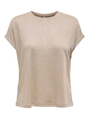 ONLY Koszulka w kolorze jasnobrązowym rozmiar: L