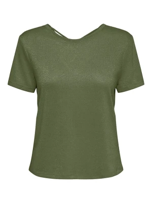 ONLY Koszulka w kolorze khaki rozmiar: XS