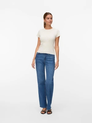 ONLY Koszulka w kolorze kremowym rozmiar: XL