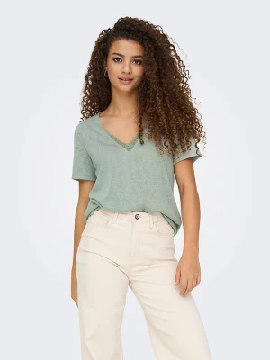 ONLY Koszulka w kolorze miętowym rozmiar: XS