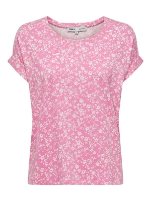 ONLY Koszulka w kolorze różowym rozmiar: L