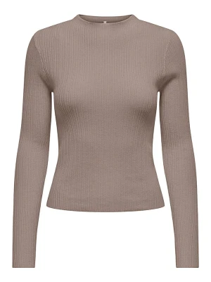 ONLY Koszulka w kolorze szarobrązowym rozmiar: XS