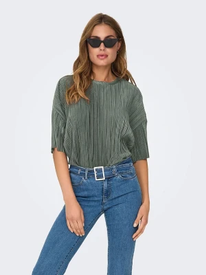 ONLY Koszulka w kolorze zielonym rozmiar: XL