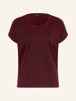 Only Koszulka Z Brokatową Nicią braun