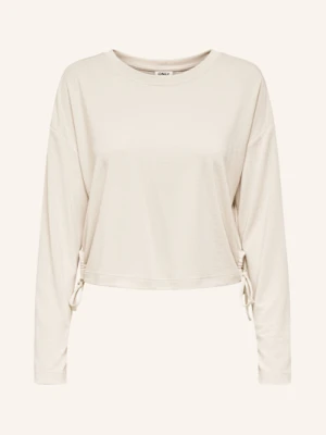 Only Koszulka Z Długim Rękawem beige