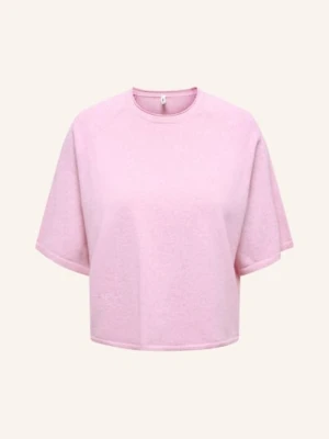 Only Koszulka Z Dzianiny pink