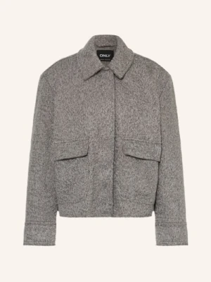 Only Kurtka Bouclé grau
