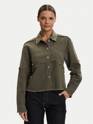 ONLY Kurtka koszulowa Elena 15232378 Zielony Regular Fit