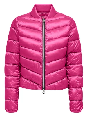 ONLY Kurtka pikowana w kolorze różowym rozmiar: L