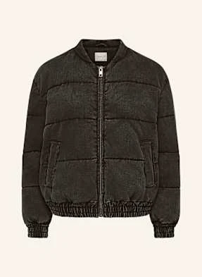 Only Kurtka Pikowana W Stylu Jeansowym grau