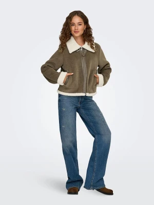 ONLY Kurtka przejściowa w kolorze jasnobrązowym rozmiar: XS