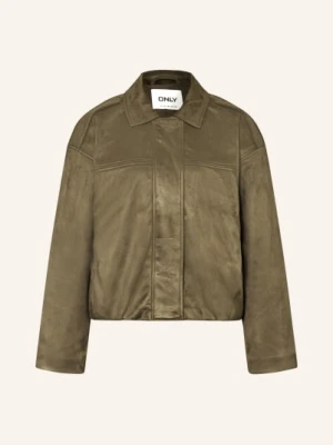 Only Kurtka W Stylu Skórzanym gruen