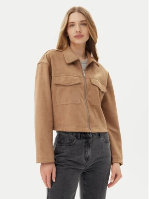 ONLY Kurtka z imitacji skóry Stina 15351260 Brązowy Regular Fit