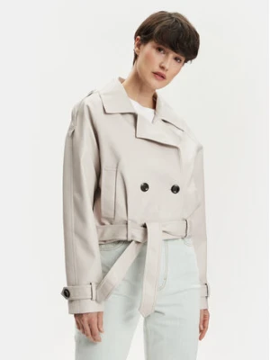 ONLY Kurtka z imitacji skóry Vera 15308584 Szary Regular Fit