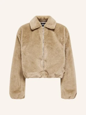 Only Kurtka Ze Sztucznego Futra beige