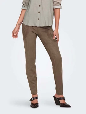 ONLY Legginsy w kolorze jasnobrązowym rozmiar: M/L32