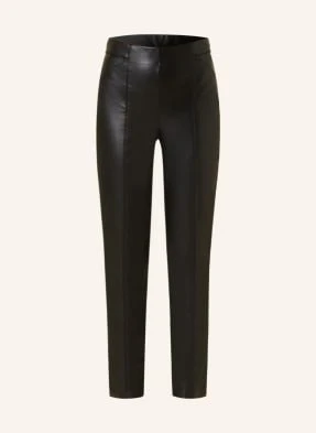 Only Legginsy Z Imitacji Skóry schwarz