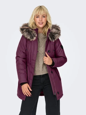 ONLY Parka w kolorze fioletowym rozmiar: S