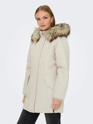 ONLY Parka w kolorze kremowym rozmiar: XS
