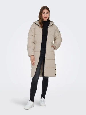 ONLY Płaszcz pikowany w kolorze beżowym rozmiar: XL