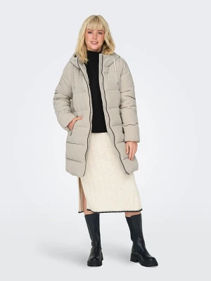 ONLY Płaszcz pikowany w kolorze beżowym rozmiar: XS