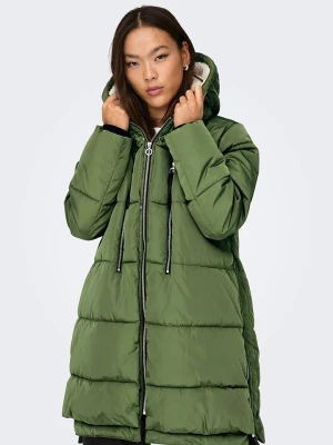ONLY Płaszcz pikowany w kolorze zielonym rozmiar: XL
