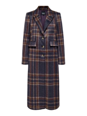 ONLY Płaszcz przejściowy Coris 15355210 Fioletowy Regular Fit