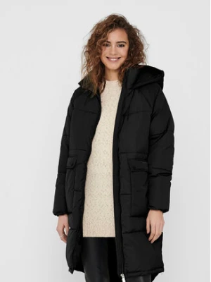 ONLY Płaszcz zimowy 15160167 Czarny Relaxed Fit