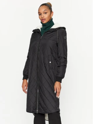 ONLY Płaszcz zimowy 15295389 Czarny Regular Fit