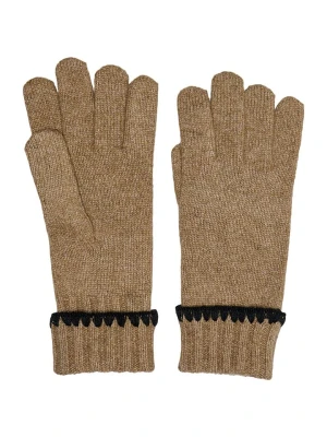 ONLY Rękawiczki w kolorze jasnobrązowym rozmiar: onesize