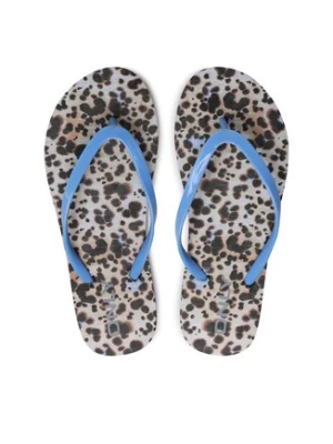 ONLY Shoes Japonki Onllitzia Printed Flip Flop 15289331 Niebieski