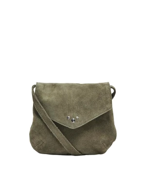 ONLY Skórzana torebka w kolorze khaki - 18 x 16 cm rozmiar: onesize