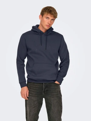 ONLY & SONS Bluza "Ceres" w kolorze granatowym rozmiar: S