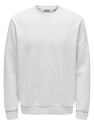 ONLY & SONS Bluza "Eres" w kolorze jasnoszarym rozmiar: XXL