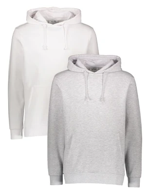 ONLY & SONS Bluzy (2 szt.) w kolorze białym i szarym rozmiar: XXL