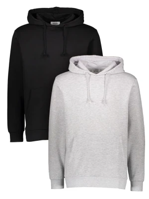 ONLY & SONS Bluzy (2 szt.) w kolorze czarnym i szarym rozmiar: XXL