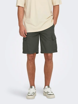 ONLY & SONS Bojówki w kolorze khaki rozmiar: XXL
