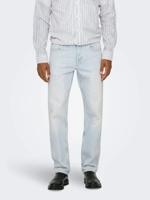 ONLY & SONS Dżinsy - Regular fit - w kolorze błękitnym rozmiar: W32/L34