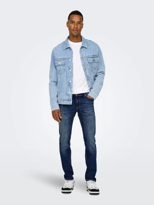 ONLY & SONS Dżinsy - Slim fit - w kolorze granatowym rozmiar: W28/L30