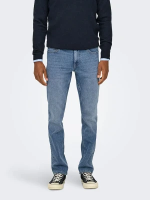 ONLY & SONS Dżinsy - Slim fit - w kolorze niebieskim rozmiar: W33/L34