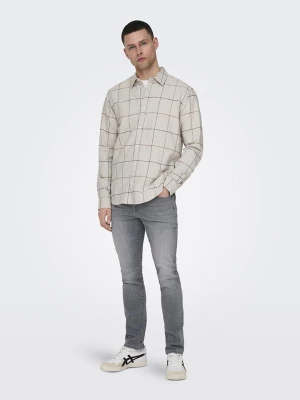 ONLY & SONS Dżinsy - Slim fit - w kolorze szarym rozmiar: W29/L30