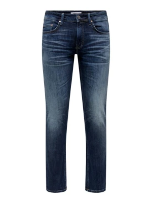 ONLY & SONS Dżinsy "Weft" - Slim fit - w kolorze granatowym rozmiar: W32 / L34